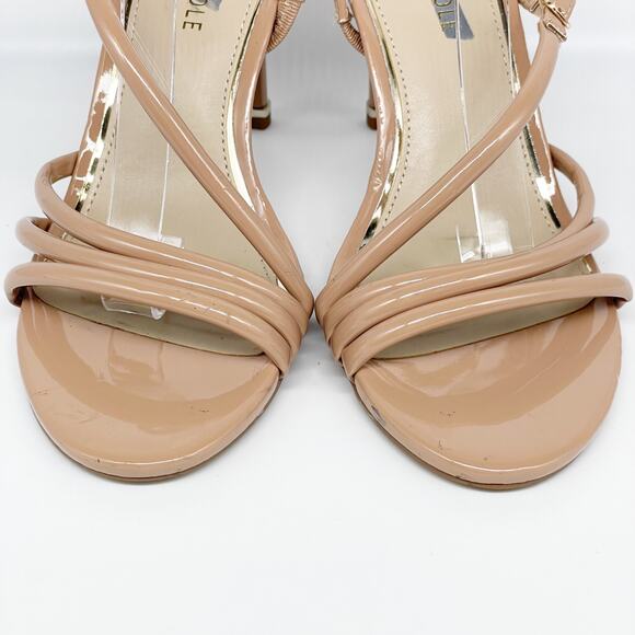 Kenneth Cole Women's Baxley Strappy High Heel Sandals Tan Size 6.5M - Picture 10 of 15